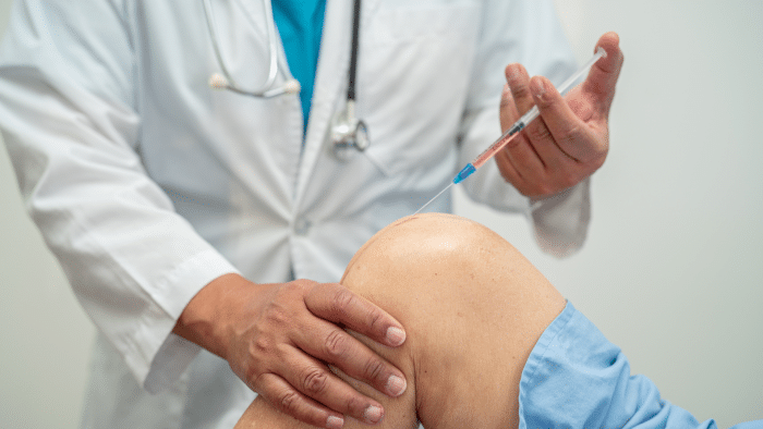 Knee injections.