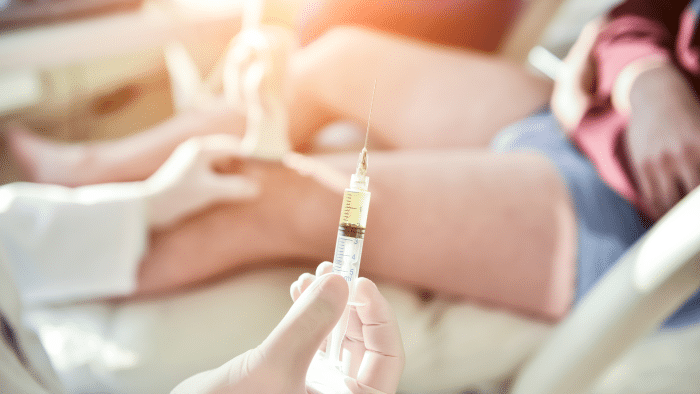 Knee injections.