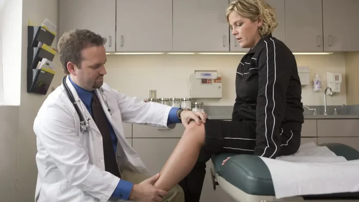 Knee treatment.