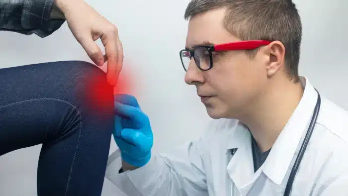 Knee treatment.