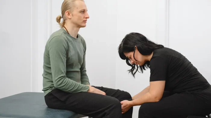 Knee treatment.