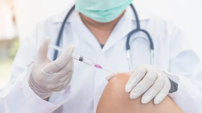 Knee injections.
