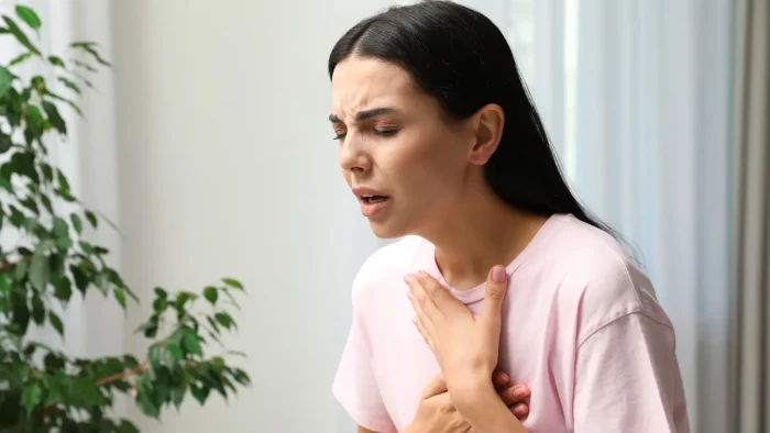 Coughing. 