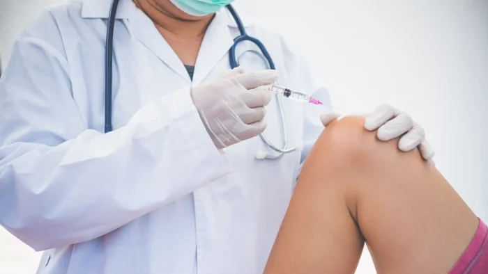 Knee injections.