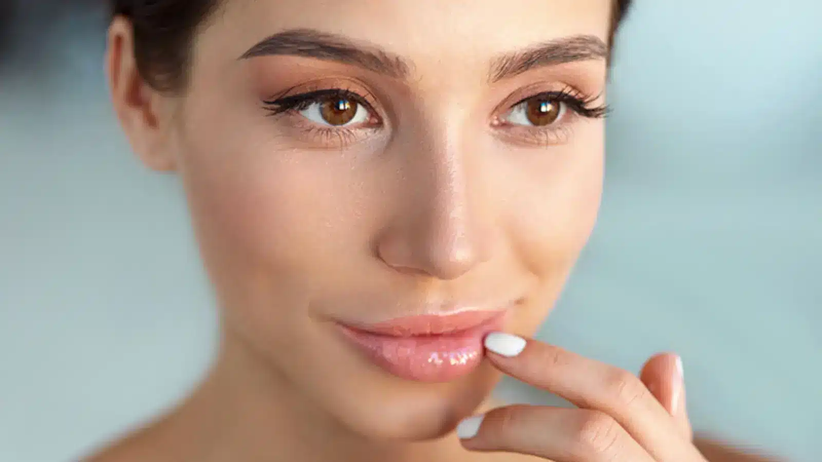 Lip augmentation result.