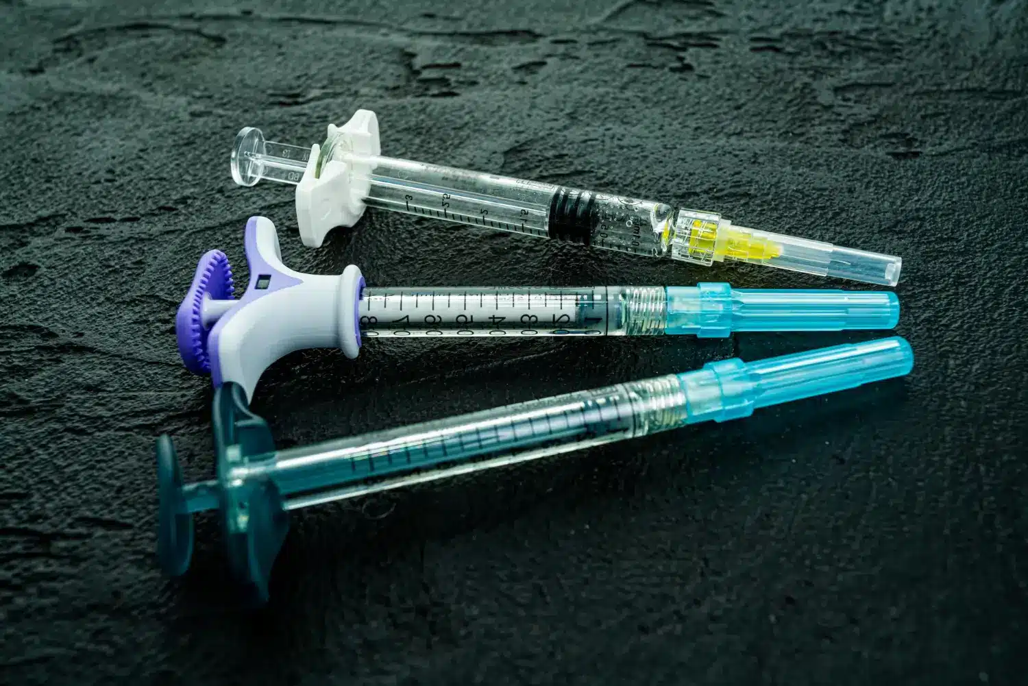 Various injections for filler treatments.