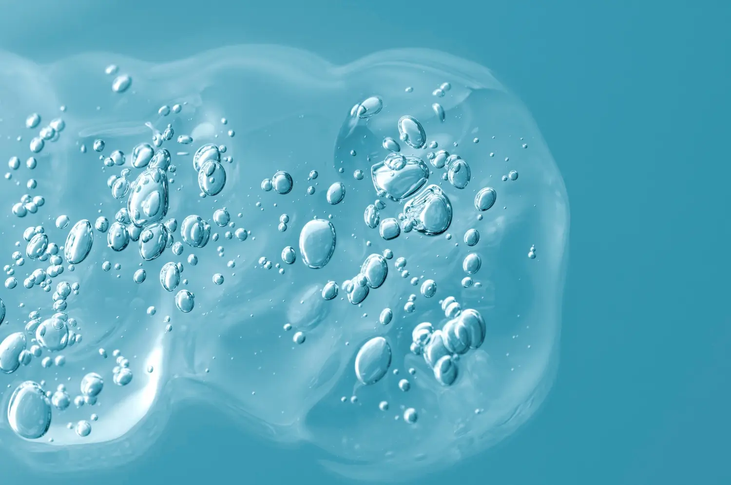 Close up of hyaluronic acid.