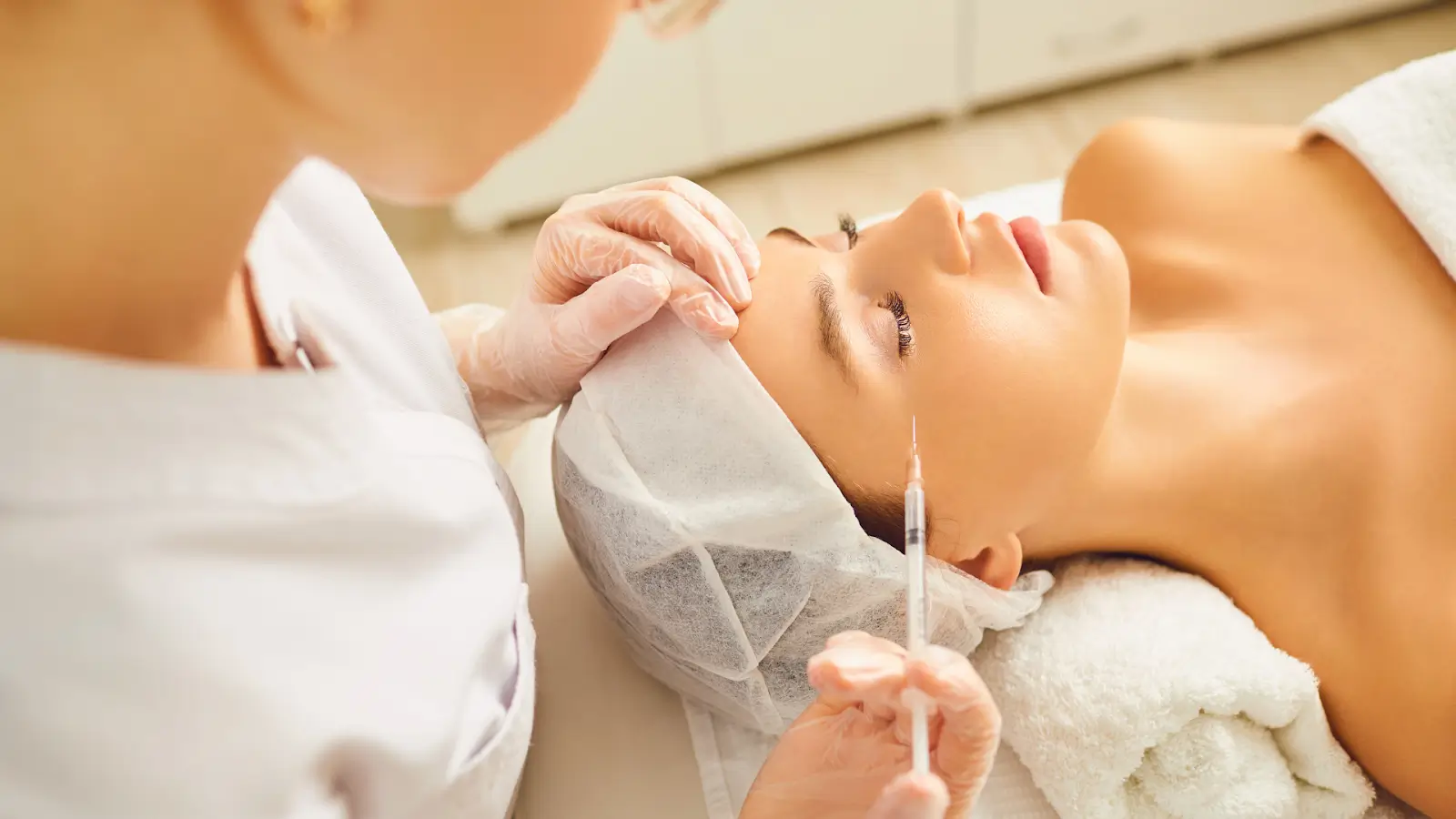 Facial injection.