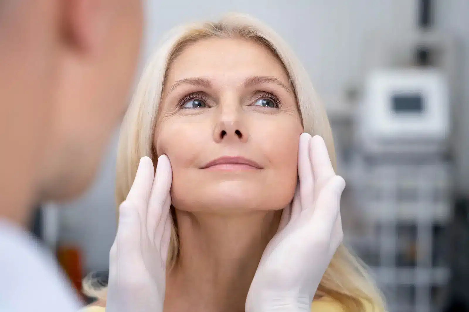 Person with good skin.