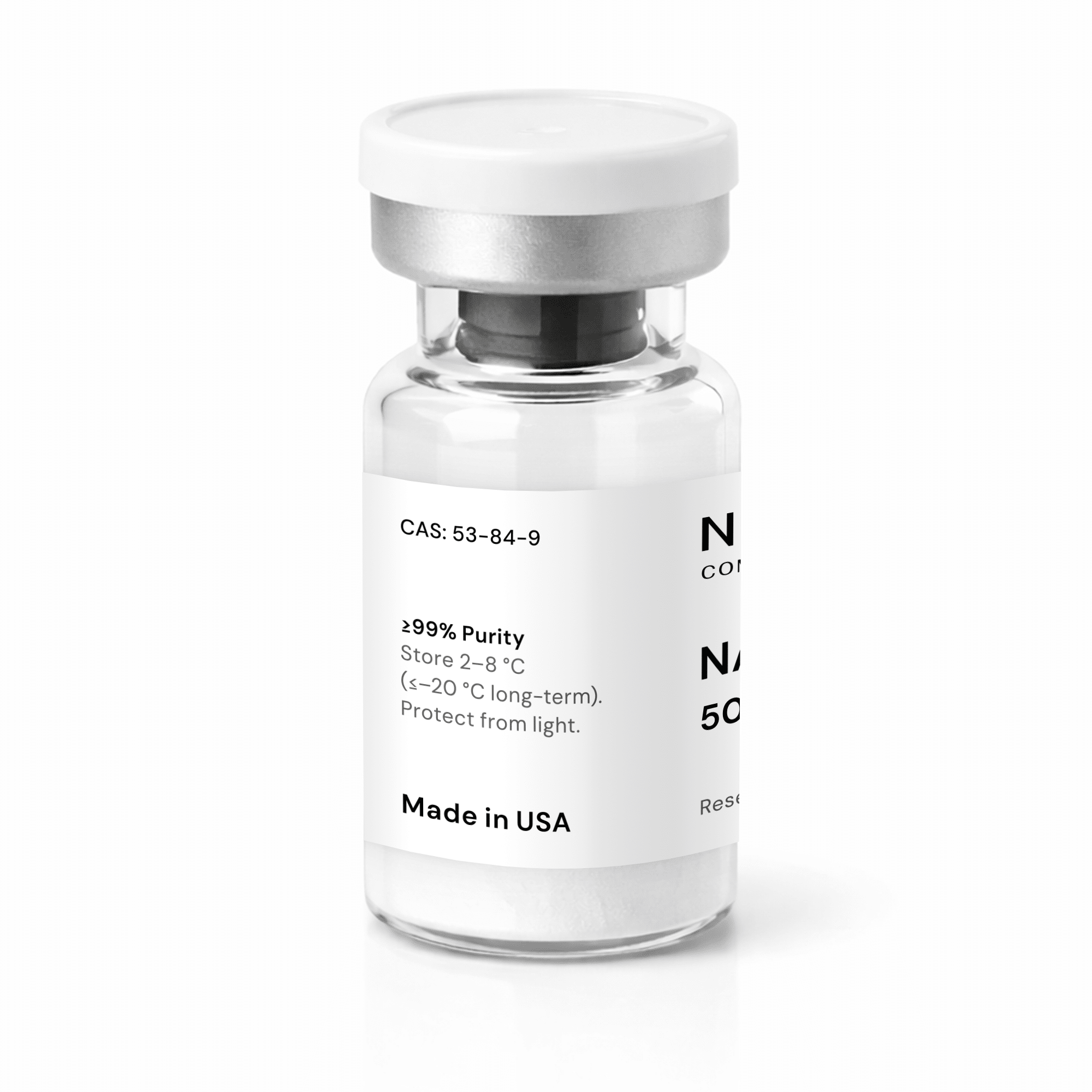 NAD+ 500mg Back